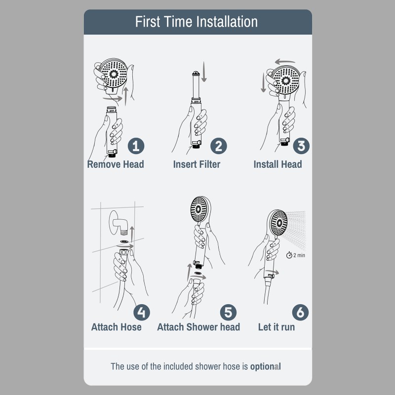 Douche anale DOT-Home™ de TUSHTEK® - Parfaite pour l'hygiène intime quotidienne. - 7