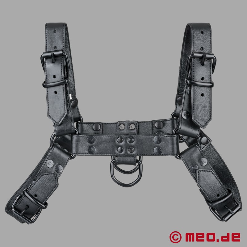 Skinnsele for menn - svart/svart - FetishGear™ by MEO® - 2