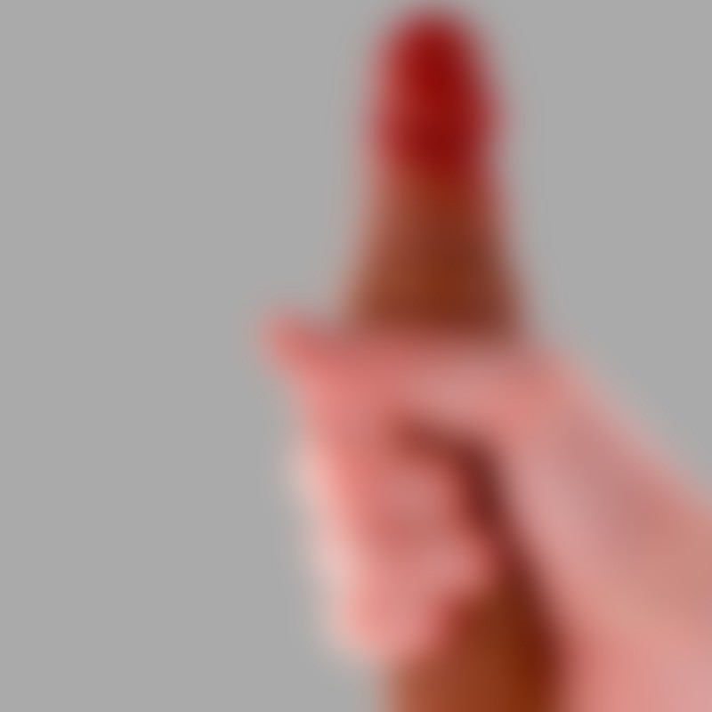 Realistic Foreskin Double Dong - 15.7 in (40 cm) x 1.57 in (4 cm) - Dual-Density Silicone with Movable Foreskin - 1