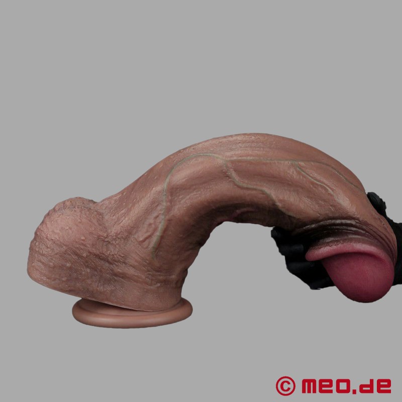 Realistische XXL Dildo 33 cm (Ø 5,5 cm) gemaakt van dubbellaags silicone - BBC - 5