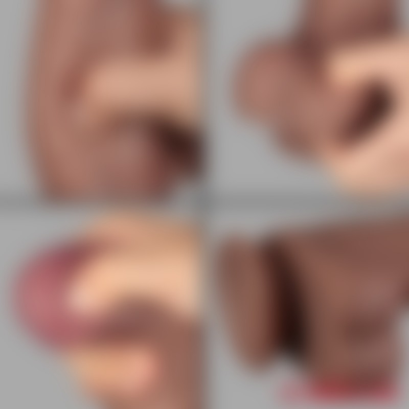 Mycket lång, realistisk dildo - 40,5 cm lång (Ø 5,7 cm) - hudfärgad - 4