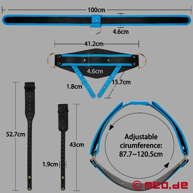 Strap-on hiper-realista com dildo oco (23 cm) - Tamanho L-XL-XXL - 19