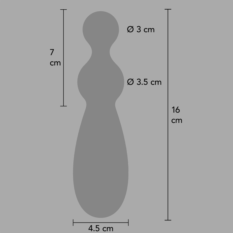 Twin Thrill™ - anale vibrator met twee vibrerende ballen - 5