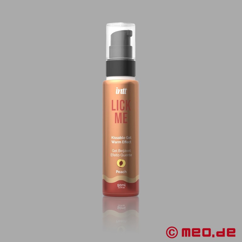 Lick Me Peach von INTT – Essbares Gleitgel mit verführerischem Pfirsich-Geschmack - 2