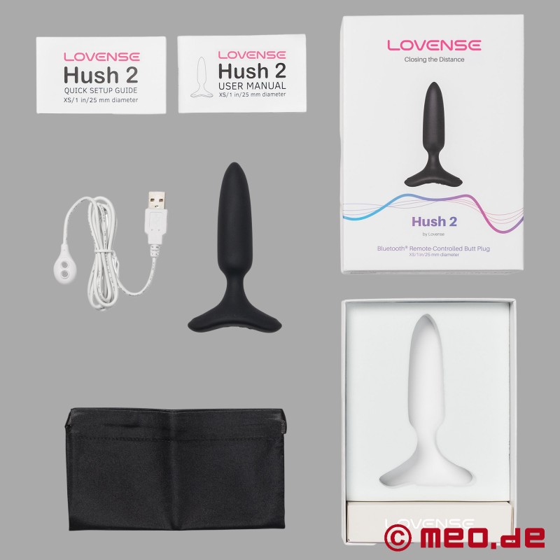 Lovense® Hush 2 anal plug - M beden - Uygulama kontrollü akıllı anal plug - 6