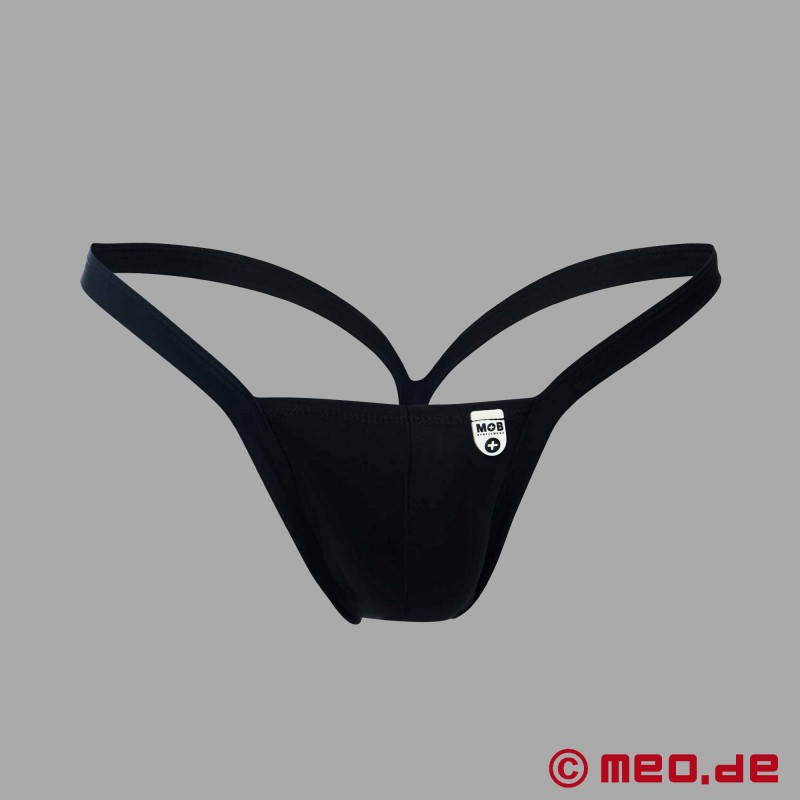 Y Buns Thong™ - Seksi. Baştan çıkarıcı. Siyah. - 5