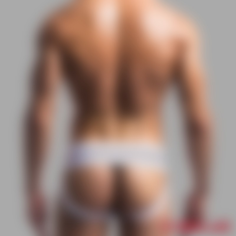 Athletic Jockstrap - Hvit. Bred linning. Imponerende. - 1