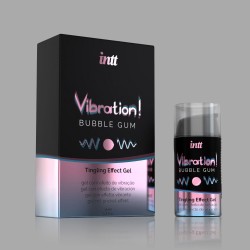 INTT - Vibration! Bubble Gum Tingling Gel – Gel intimo al gusto di chewing gum