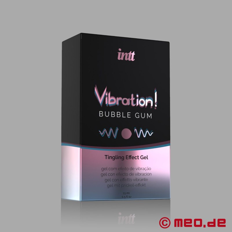 INTT - Vibration! Bubble Gum Tingling Gel – Flavored Oral Pleasure Gel from Brazil - 7