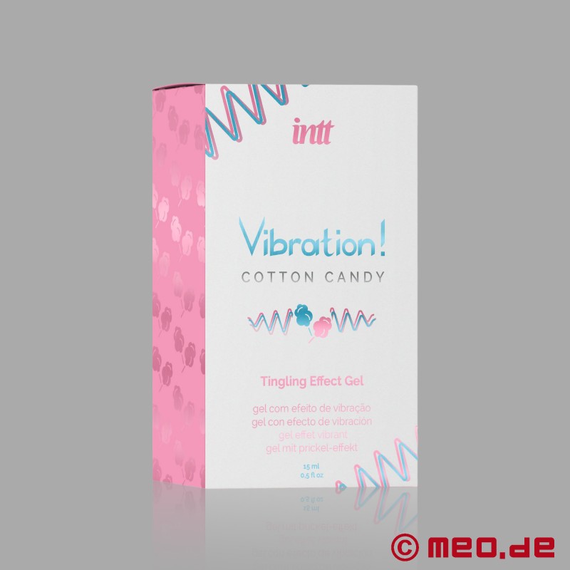 INTT - Vibration! Cotton Candy Tingling Gel – Intimgel mit Zuckerwatte-Geschmack - 7