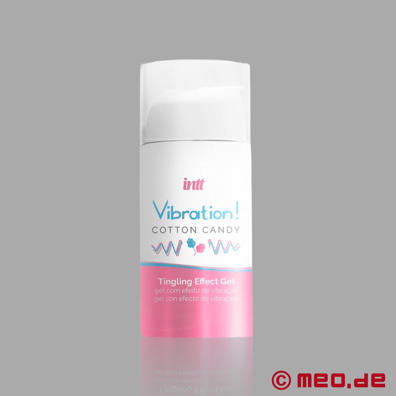 INTT - Vibration! Cotton Candy Tingling Gel - Gel intimo al gusto di zucchero filato - 6
