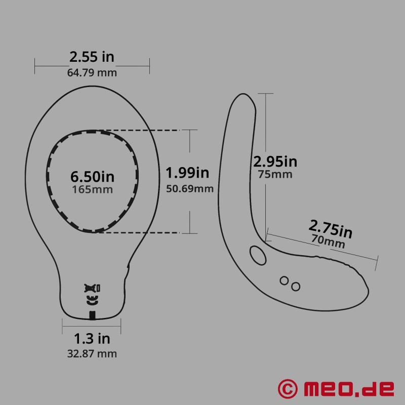 Lovense® Cock Ring Diamo - kakasgyűrű alkalmazással vezérléssel - 11