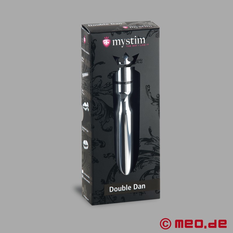 Mystim Double Dan™ - Elektrosztimulációs dildó - 7