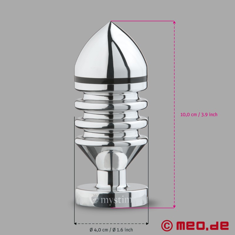 HECTOR HELIX Tappo Anale elettrostimolante - Mystim Electrosex - 3