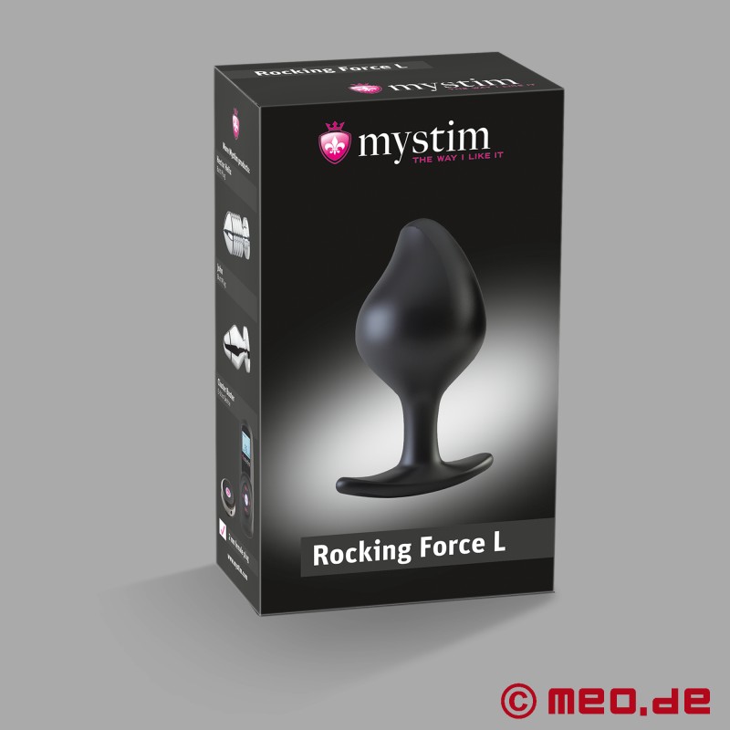 ROCKING FORCE - Plug Anale elettrostimolante di grandi dimensioni - Mystim Electrosex - 7