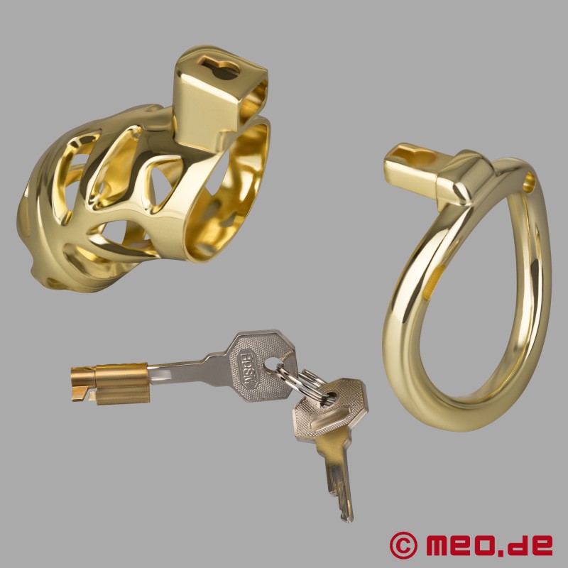 Nopacha AurumLock™ - Gyllene kyskhetsbälte för kräsna män. - 3