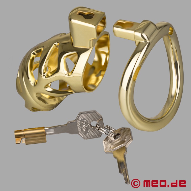 Nopacha AurumLock™ - Gouden kuisheidsgordel voor veeleisende mannen. - 4