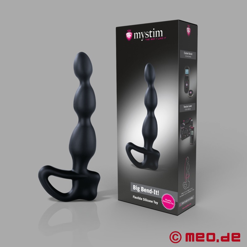 BIG BEND-IT! Prostate stimulator with e-stim - Mystim Electrosex - 10