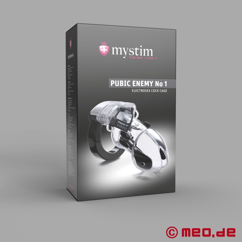 Mystim Pubic Enemy™ No. 1 - Keuschheitskäfig für Elektrostimulation - 10