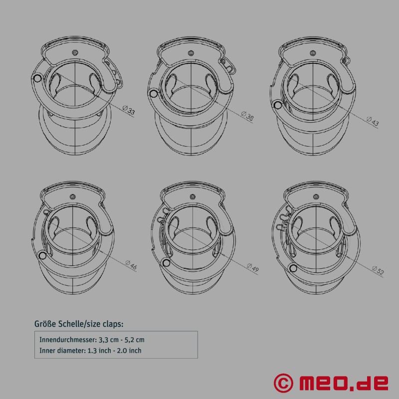 Mystim – Pubic Enemy™ No. 2 – Gabbia di castità con funzione di elettrostimolazione - 8