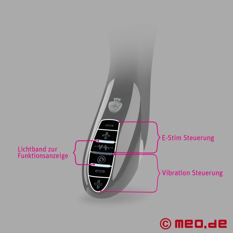 Mystim Electric Eric™ - E-stim dildo met Vibration! - 6