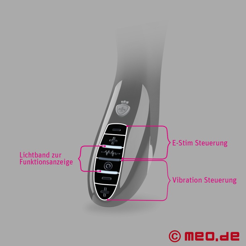 Mystim Tickling Truman™ – Dildo elettrostimolante con vibrazione - 9