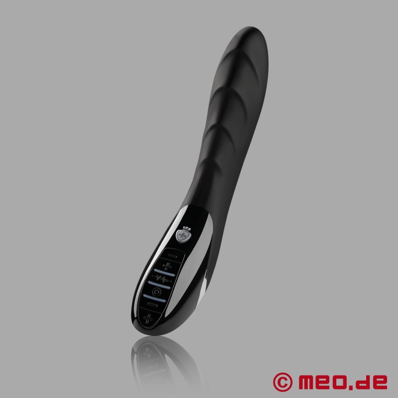 Mystim Sizzling Simon™ - E-stim dildo met Vibration! - 1