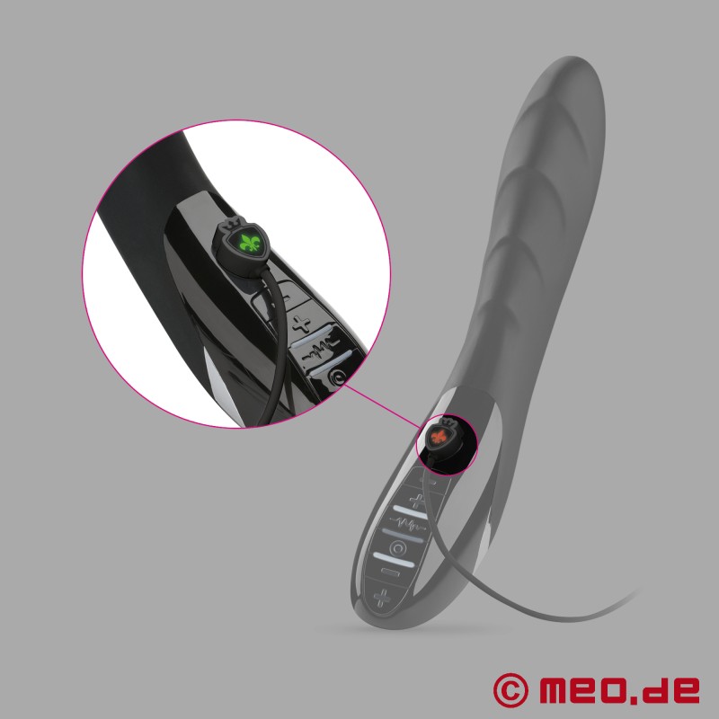 Mystim Sizzling Simon™ - Elektrosztimulációs dildó Vibration! - 5