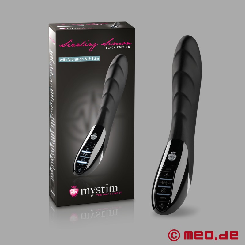 Mystim Sizzling Simon™ - Gode électrostimulant avec vibration - 2
