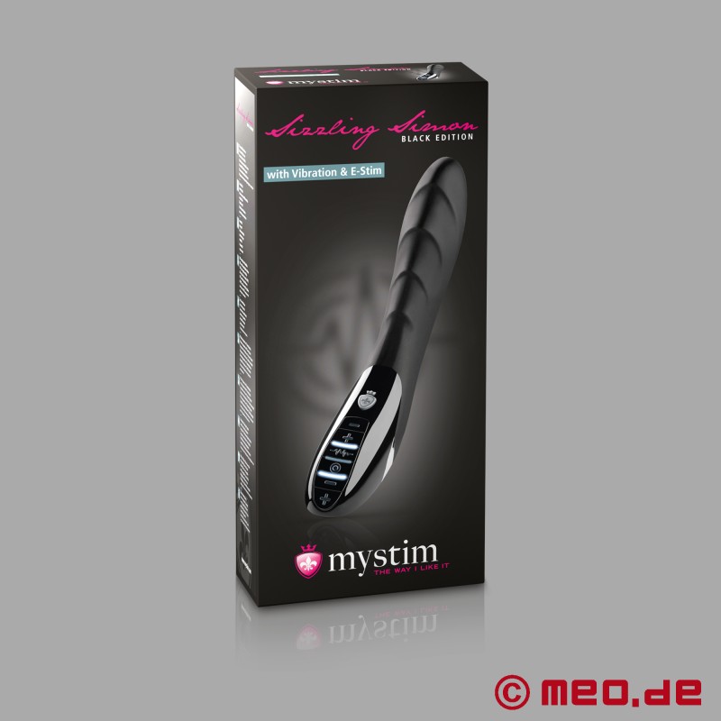 Mystim Sizzling Simon™ - Dildo elettrostimolante con vibrazione - 14