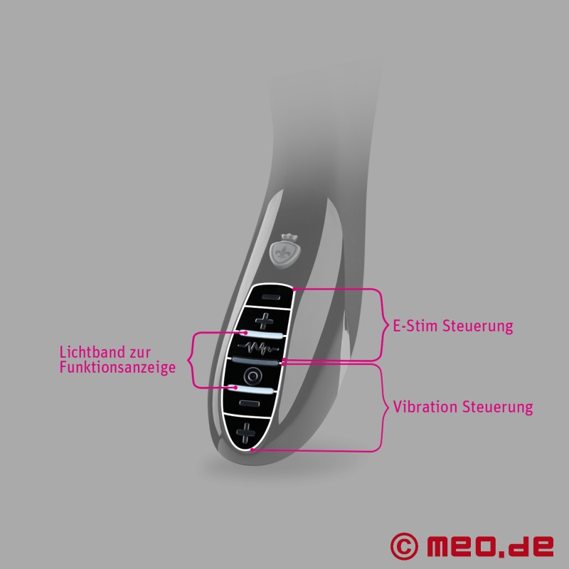 Mystim Daring Danny™ - Consolador com eletroestimulação Vibration! - 8