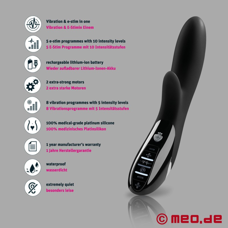 Mystim Daring Danny™ - Elektrosztimulációs dildó Vibration! - 11