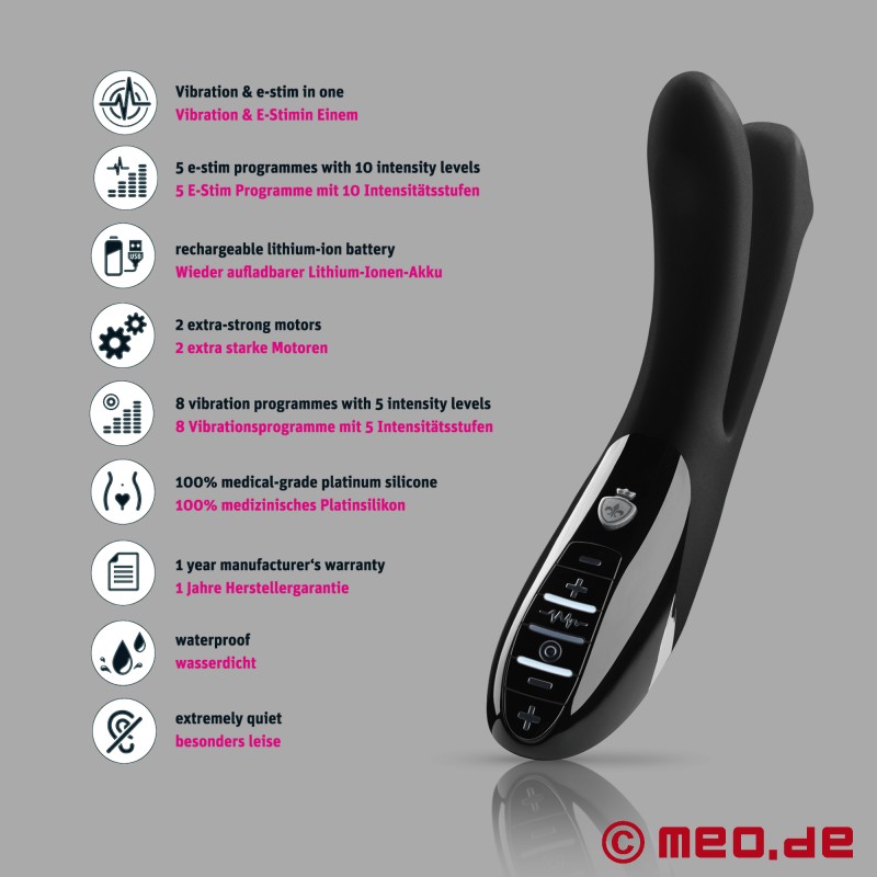 Mystim Tingling Aparte™ - Elektrosztimulációs dildó Vibration! - 8