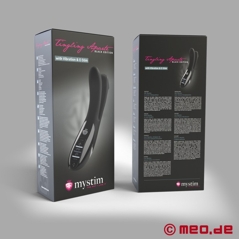 Mystim Tingling Aparte™ - Consolador com eletroestimulação e Vibration! - 13
