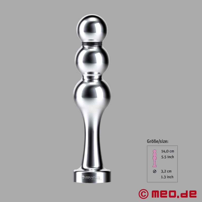 Elektrostimülasyon için Bold Boris metal yapay penis - Mystim Electrosex - 5