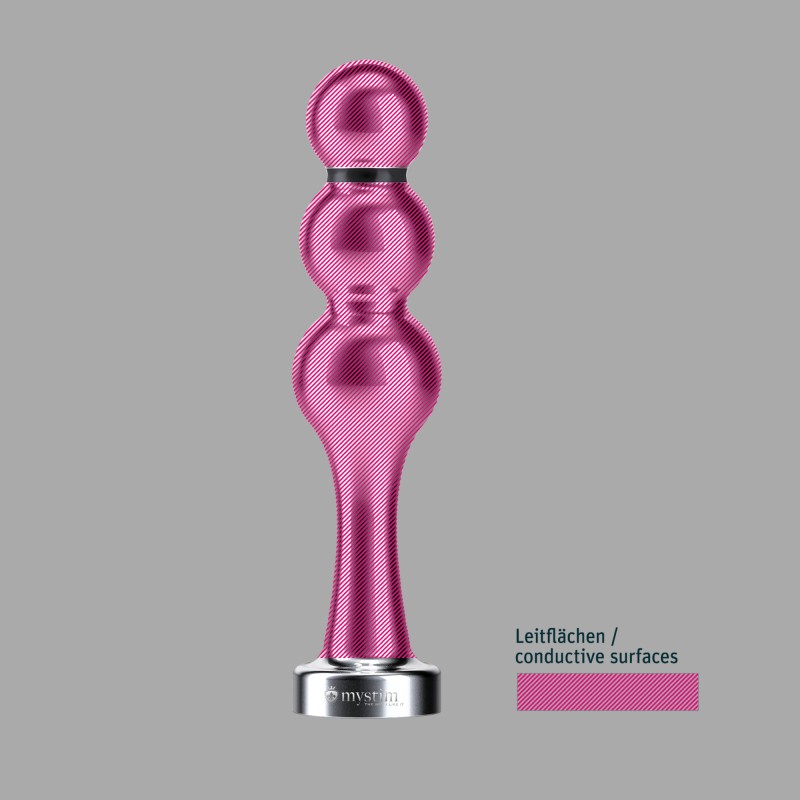 Dildo metálico Bold Boris para electroestimulação - Mystim Electrosex - 3