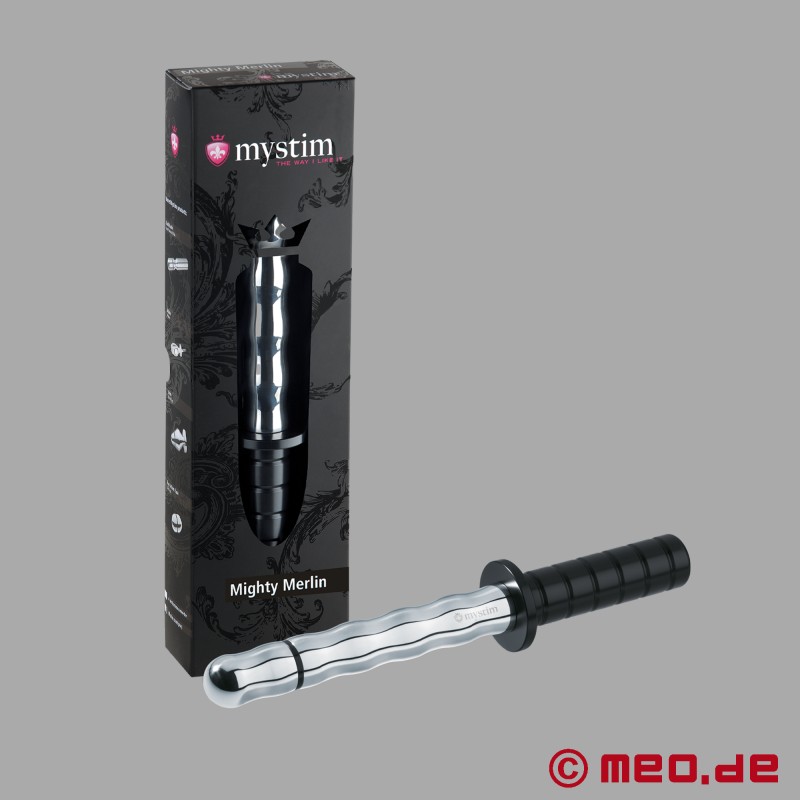 Mighty Merlin Dildo con impugnatura - Elettrostimolazione da soft a hard Mystim - 3