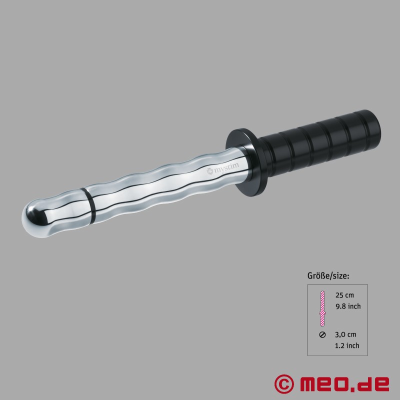 Mighty Merlin dildo med handtag - elektrostimulering från mjuk till hård Mystim - 4