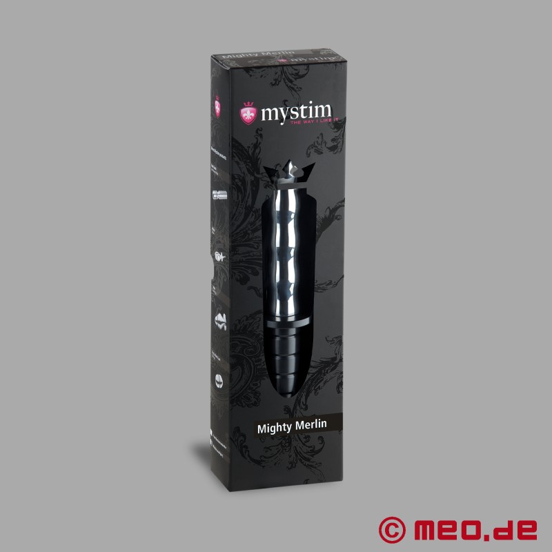 Mighty Merlin Dildo con impugnatura - Elettrostimolazione da soft a hard Mystim - 7