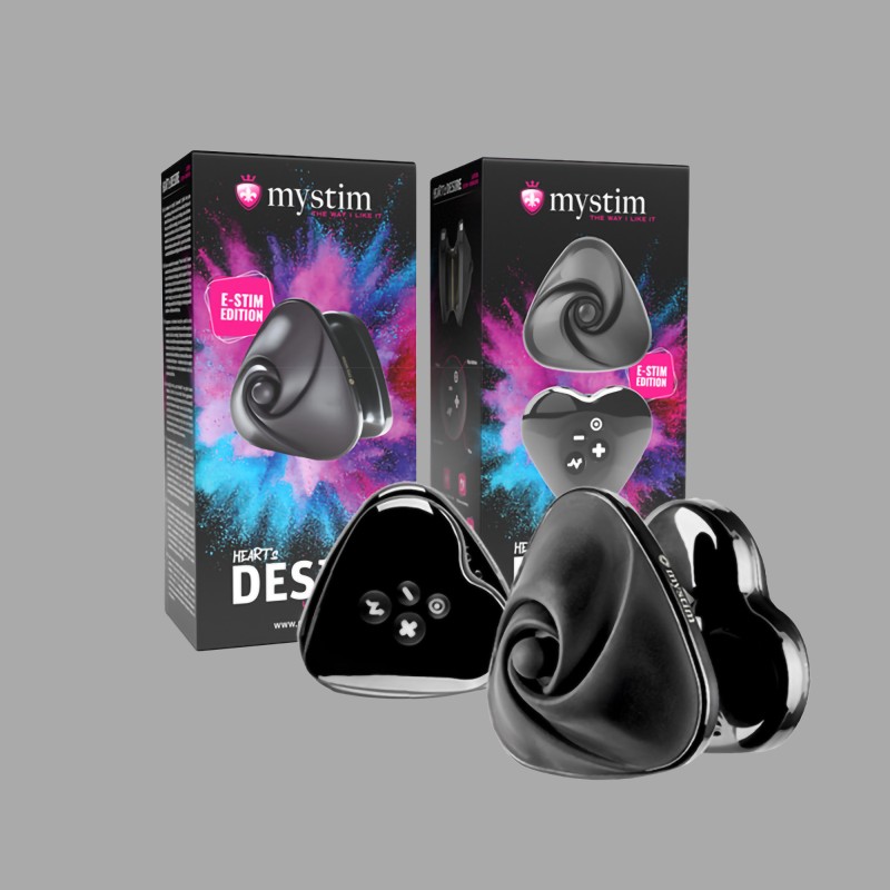 Mystim - Heart's Desire - Clitoral Vibrator with E-Stim - 14