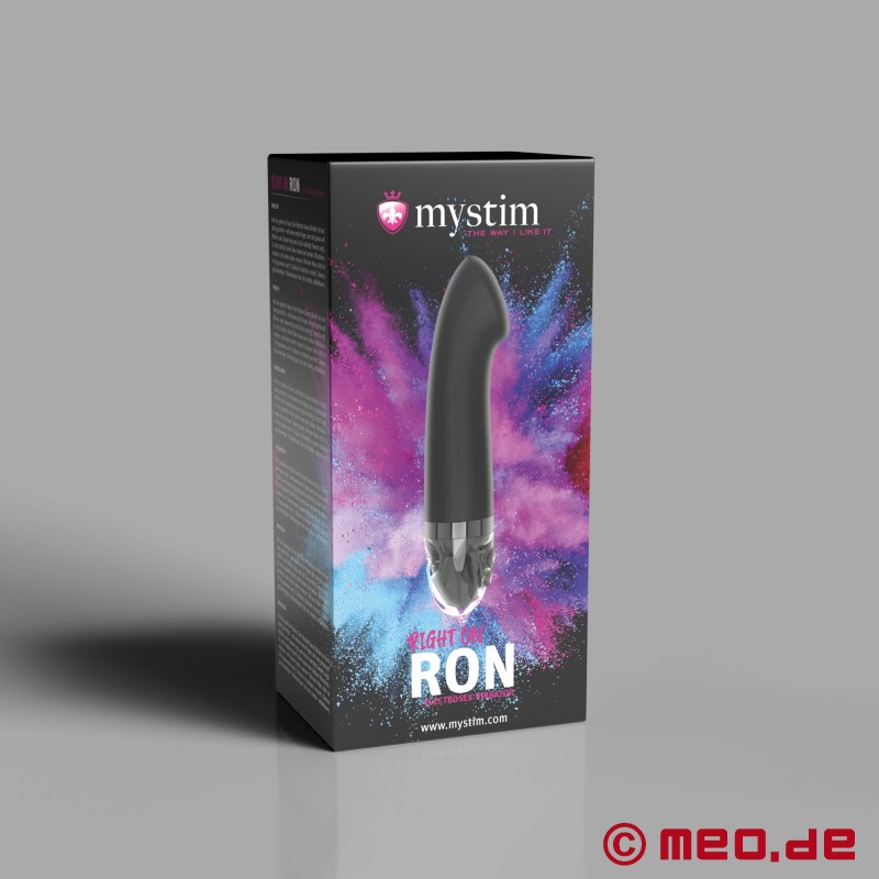 Mystim Right on Ron Vibrator with E-Stim - 14