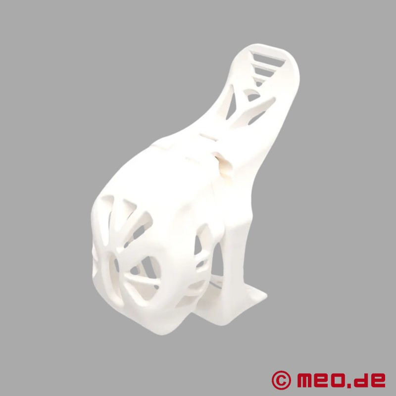 Keuschheitskäfig NoPacha® Ventra™, weiß, kurz - 2