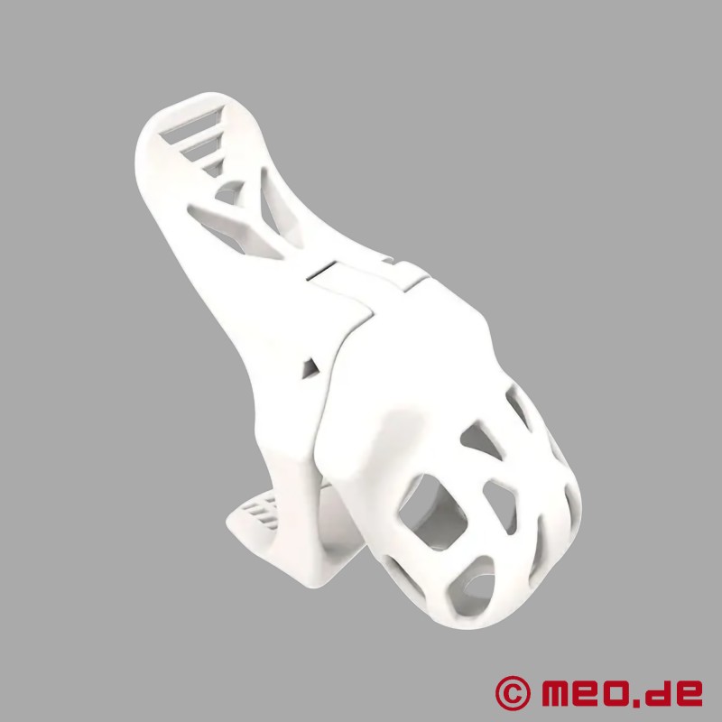 Keuschheitskäfig NoPacha® Ventra™, weiß, lang - 2