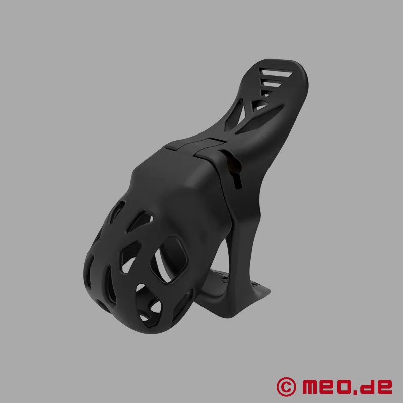 Gabbia di castità NoPacha® Ventra™, nera, lunga - 2