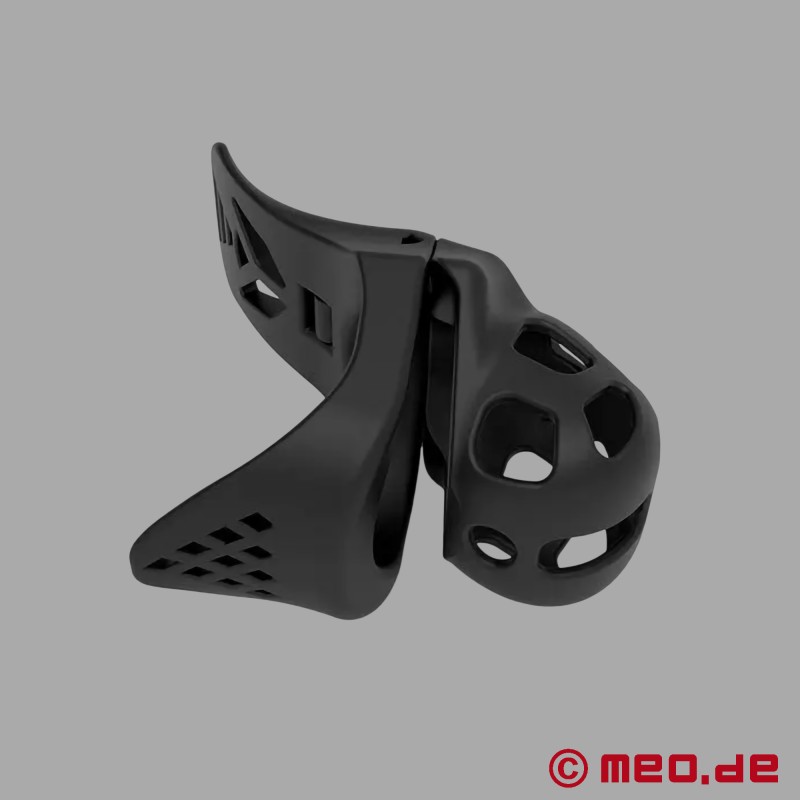 NoPacha® Ventra™ tisztasági ketrec, fekete, hosszú - 3