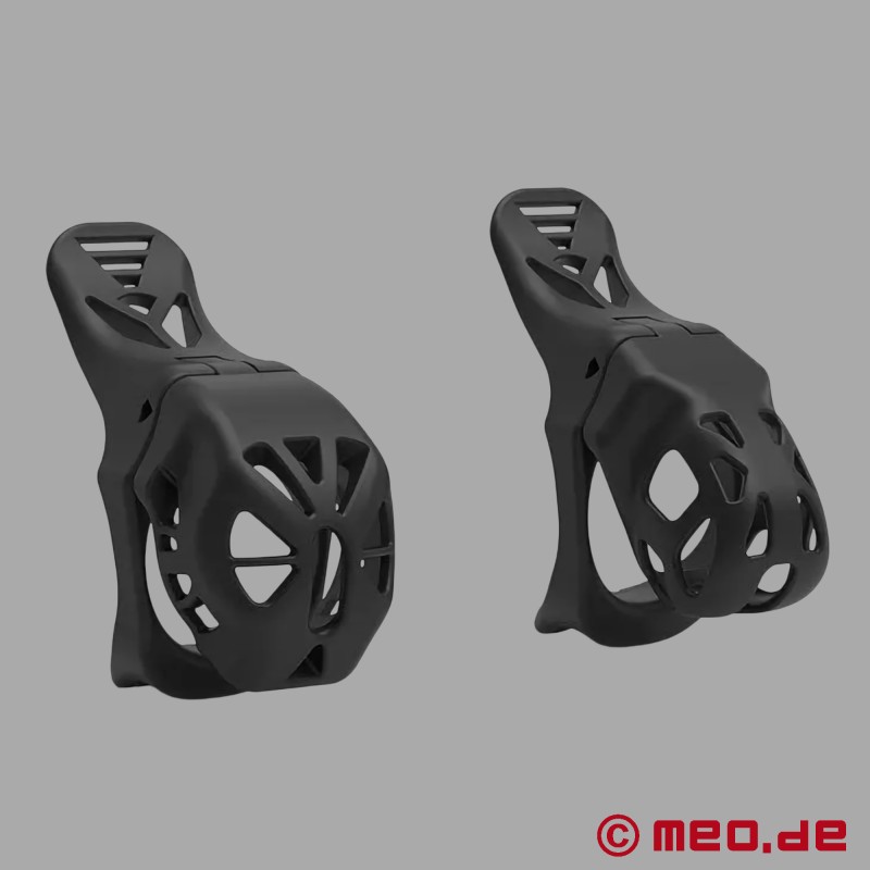 Cage de chasteté NoPacha® Ventra™, noir, long - 5