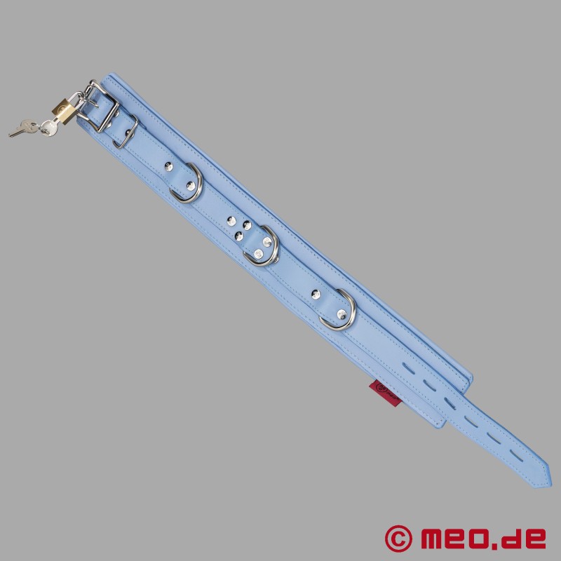 Abschließbares Halsband aus Leder aus der Malibu-Kollektion von MEO® - 2