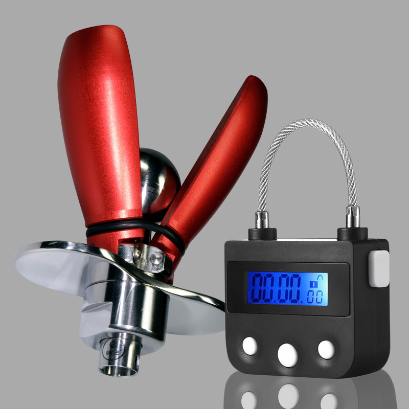 Abschließbarer Butt Plug mit Zeitschloss - 1