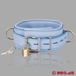 Afsluitbare leren halsband uit de Malibu collectie van MEO®