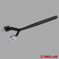 Dr. Sado Double Wartenberg Pinwheel in Black - Thumbnail